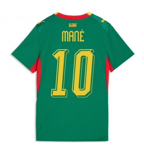 Senegal Sadio Mane #10 Venkovní Dres pro Dámské MS 2026 Krátký Rukáv Senegal Sadio Mane #10 Venkovní Dres pro Dámské MS 2026 Krátký Rukáv